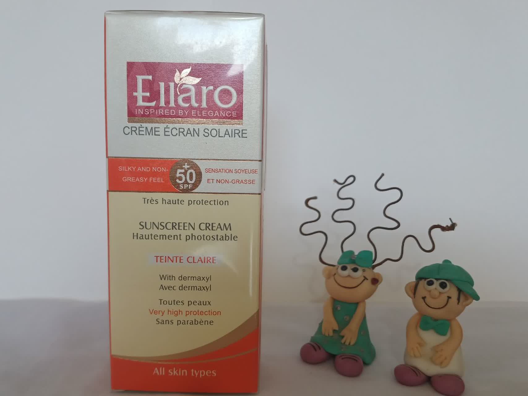 ضد آفتاب بی رنگ پوست چرب الارو SPF 50