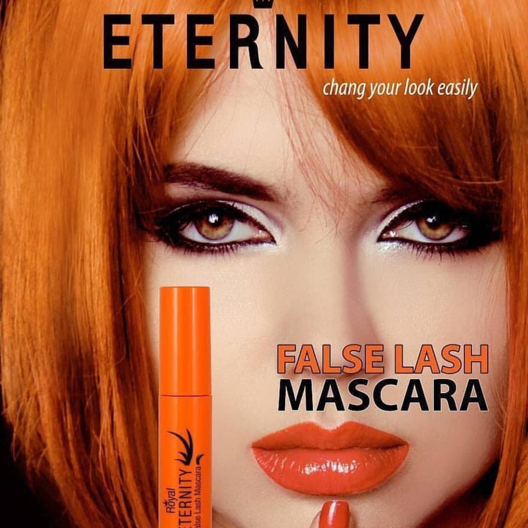 ریمل حجم دهنده رویال اترنیتی نارنجی مدل Royal ETERNITY