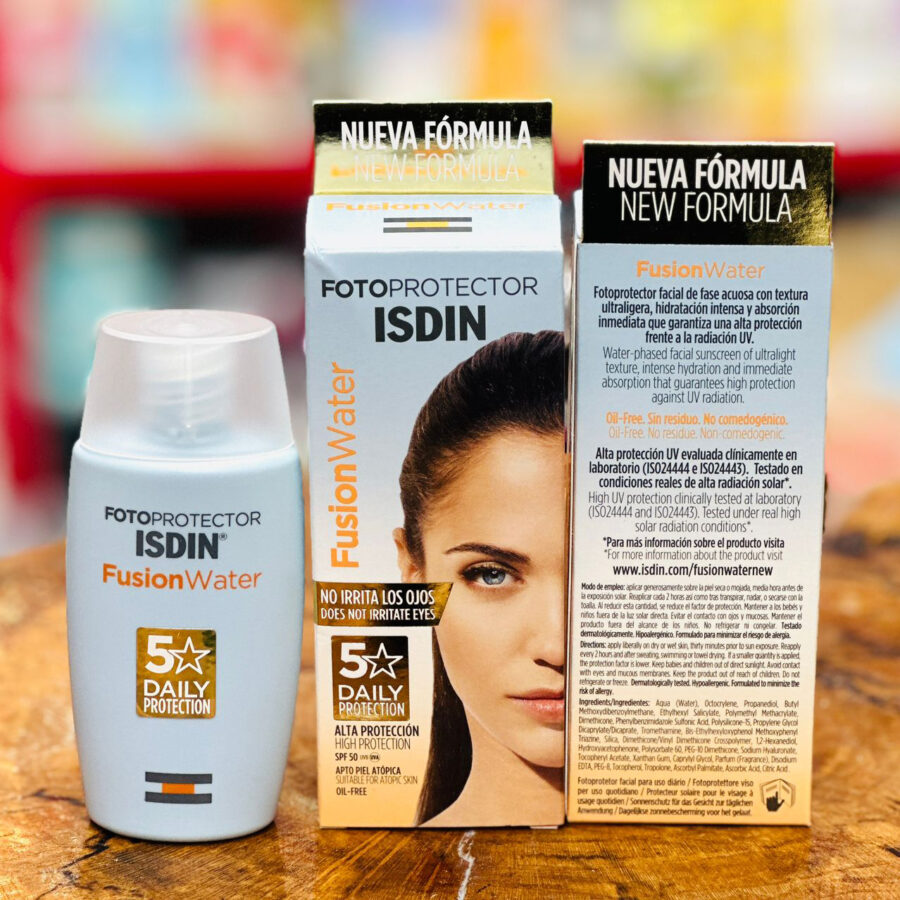 ضد آفتاب ایزدین فیوژن واتر اصل SPF50(ISDIN)