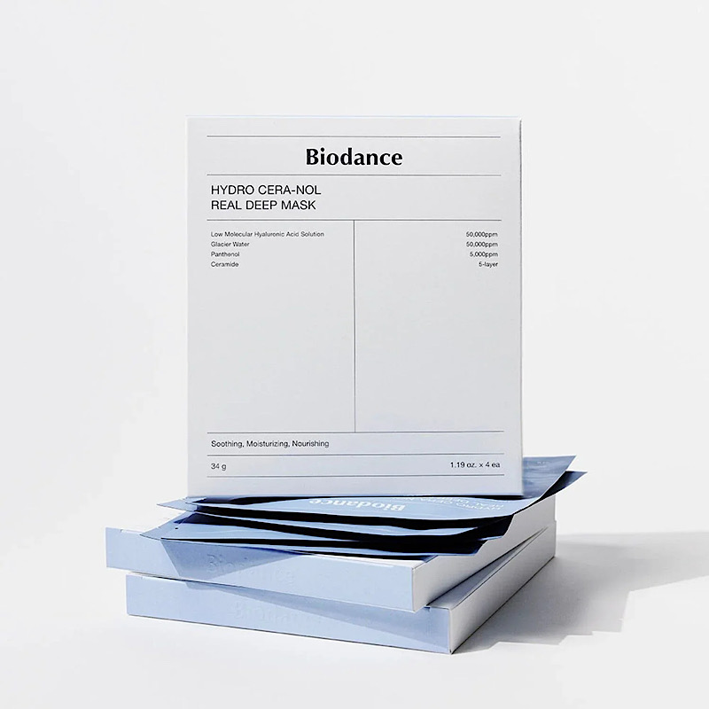 ماسک آبرسان و تقویت کننده بایودنس هیالورونیک اسید Biodance