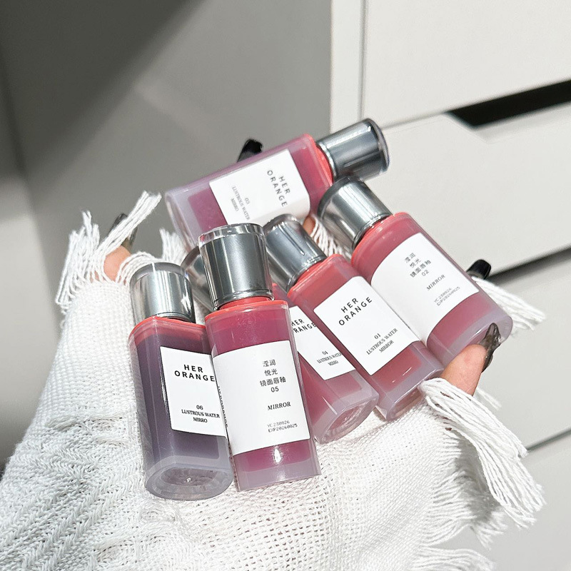 تینت لب خیس مرطوب کننده Herorange طرح شیشه