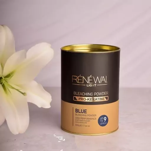 پودر دکلره آبی رنوال RENEWAL حجم 500 گرمی