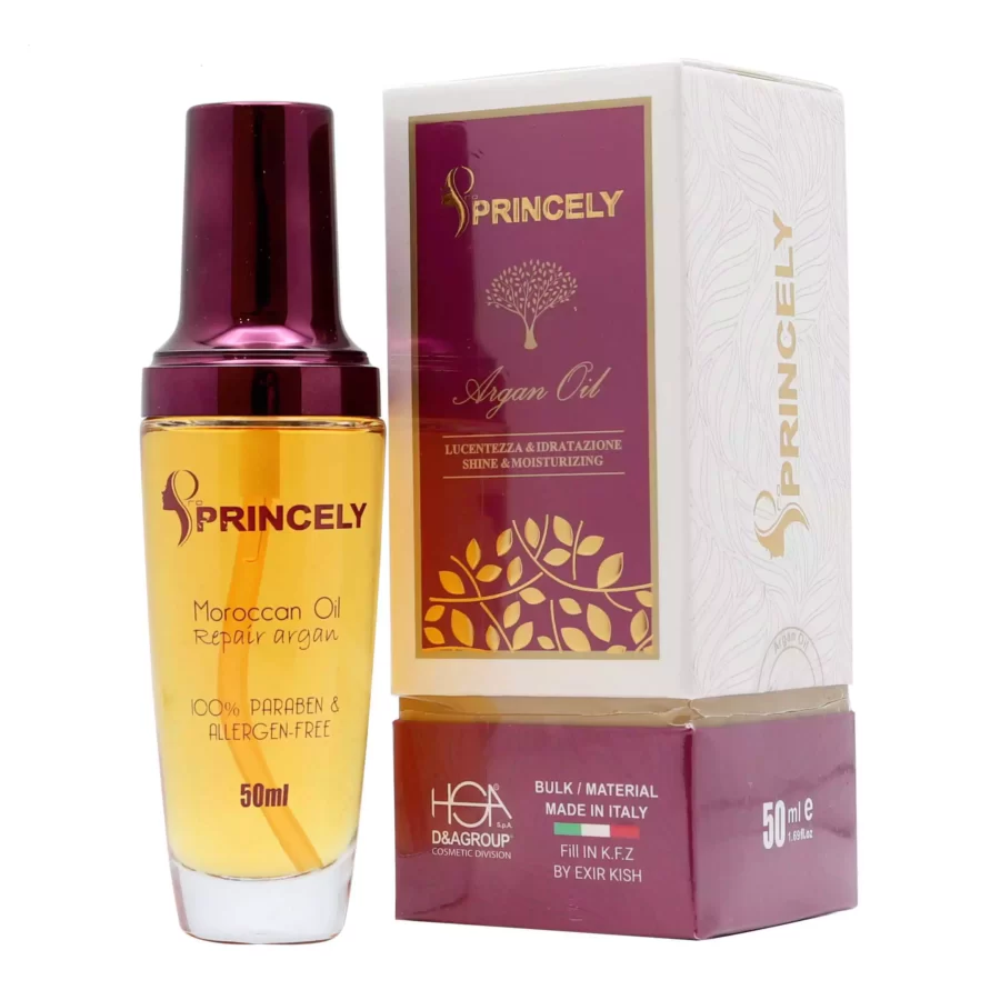 روغن آرگان خالص پرنسلی مدل Argan Moroccan Oil حجم 50میل