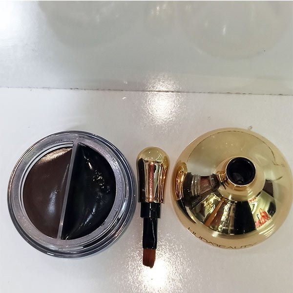 آکوا ابرو و خط چشم ژله ای دو رنگ اصل هدی بیوتی HUDA BEAUTY