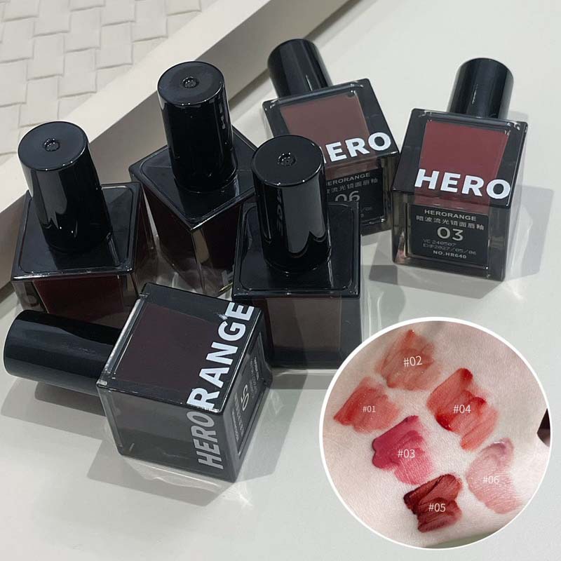 تینت لب مرطوب کننده طرح لاک HERORANGE