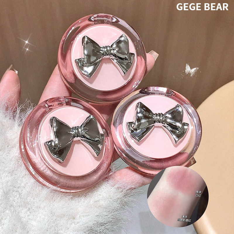 رژگونه و کانتور کرمی پاپیونی Gege Bear