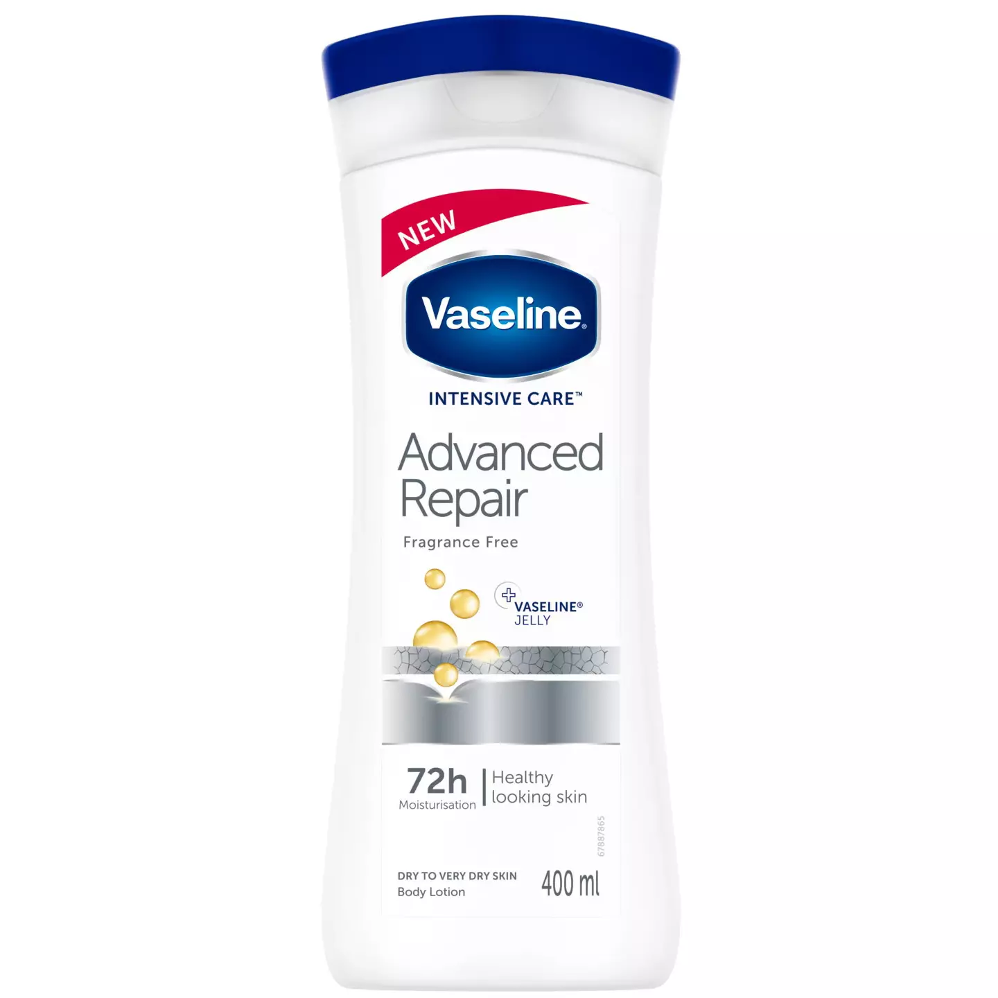 لوسیون بدن بدون بو وازلین ادوانس ریپیر مناسب پوست خشک و خیلی خشک 400 میل Vaseline Advance Repair Unfragranced Body Lotion