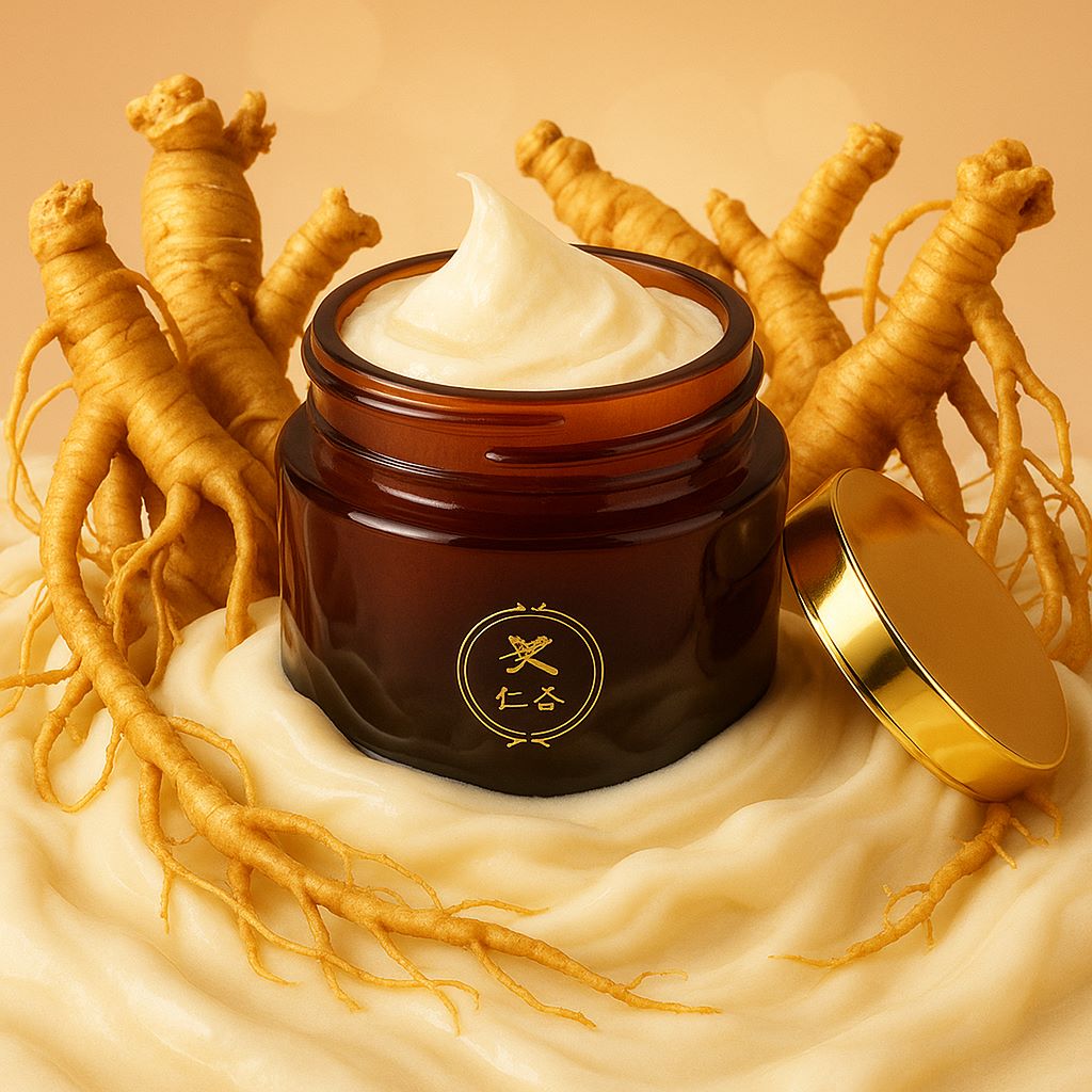 کرم تینت پوست روشن‌کننده و جوانساز هوکو مدل Ginseng Extract (حاوی عصاره جینسینگ، آبرسان، ضد‌چروک، افزایش خاصیت کشسانی پوست) ۵۰ گرم