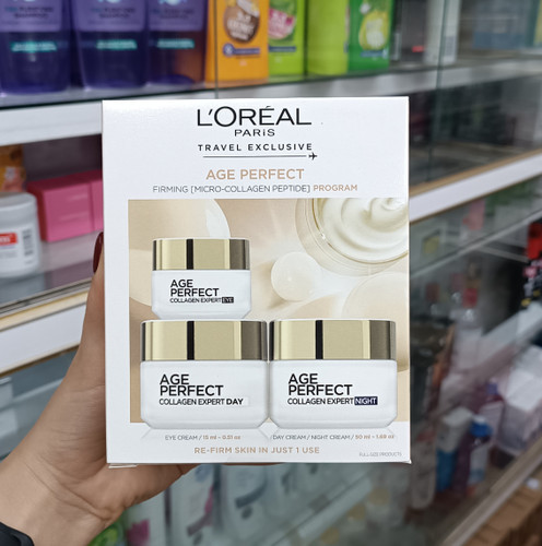 ست مراقبتی Age Perfect Collagen Expert هست که مخصوص پوست‌های بالغ و دارای علائم افتادگی و چین‌وچروک با ضمانت اصالت