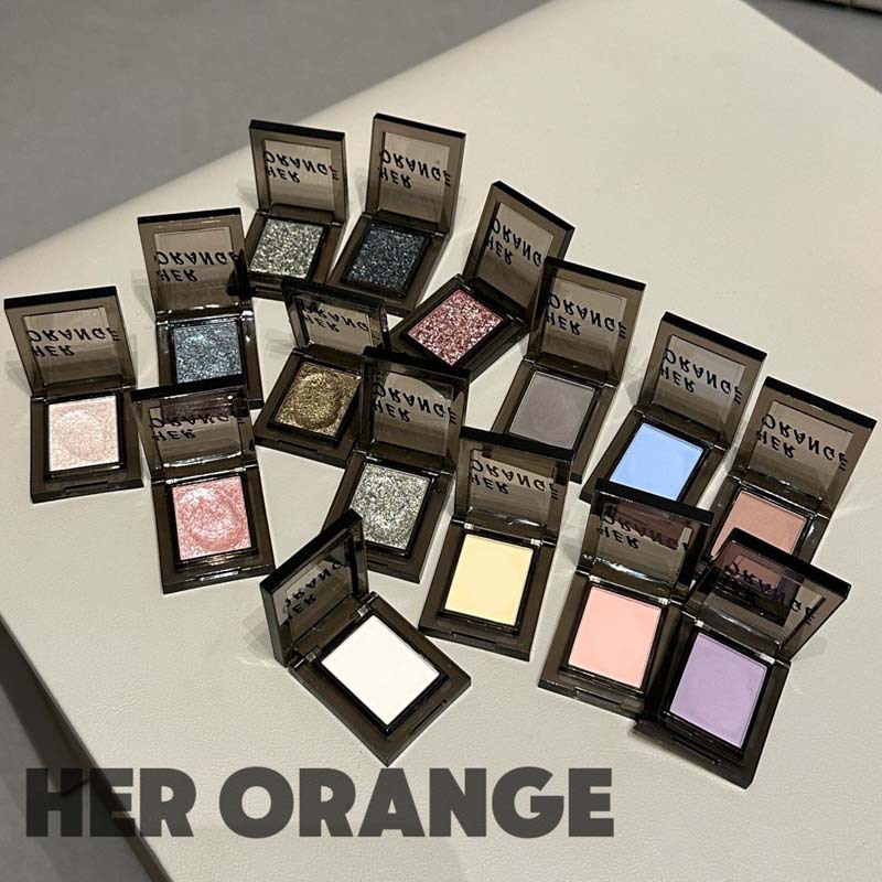 سایه چشم پودری تک رنگ HERORANGE طرح پروانه سیاه