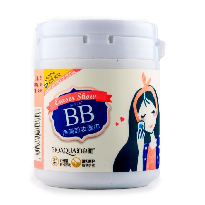 پد پاک کننده آرایش مرطوب بیوآکوا BIOAQUA