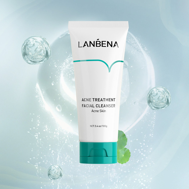 فوم شستوشوی صورت ضدجوش لانبنا مدل Acne Solution وزن ۱۰۰ گرم