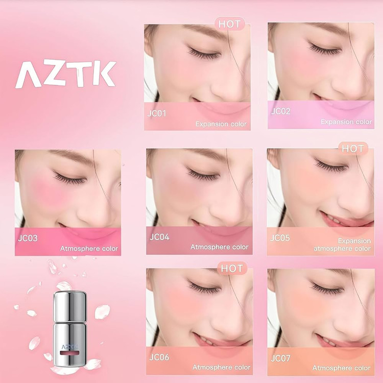 رژگونه +کانسیلر مایع ژلهای ویرال AZTK