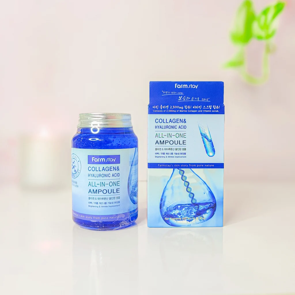 آمپول کلاژن و هیالورونیک اسید فارم استی اصل حجم 250ml